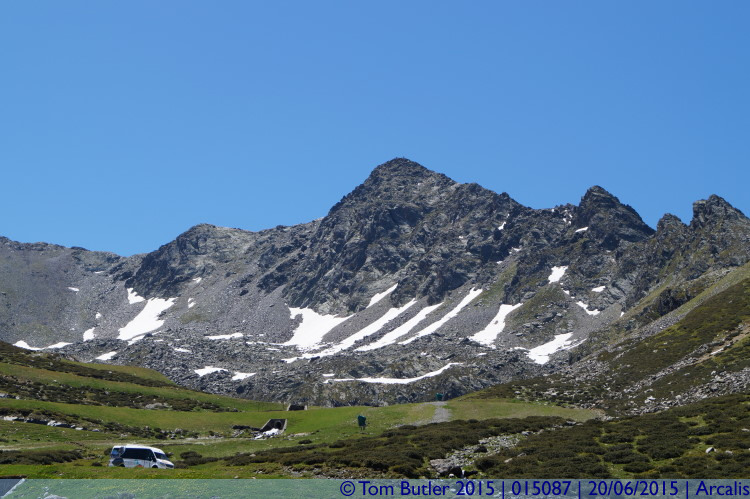 Photo ID: 015087, Mountains and minibus, Arcalis, Andorra