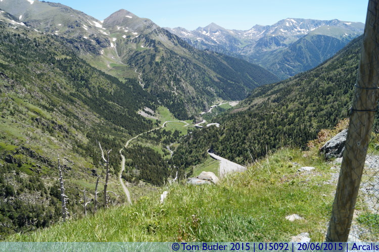 Photo ID: 015092, View down the valley, Arcalis, Andorra