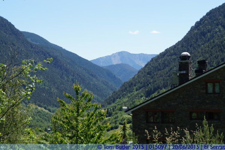 Photo ID: 015097, Looking down the North Valley, El Serrat, Andorra