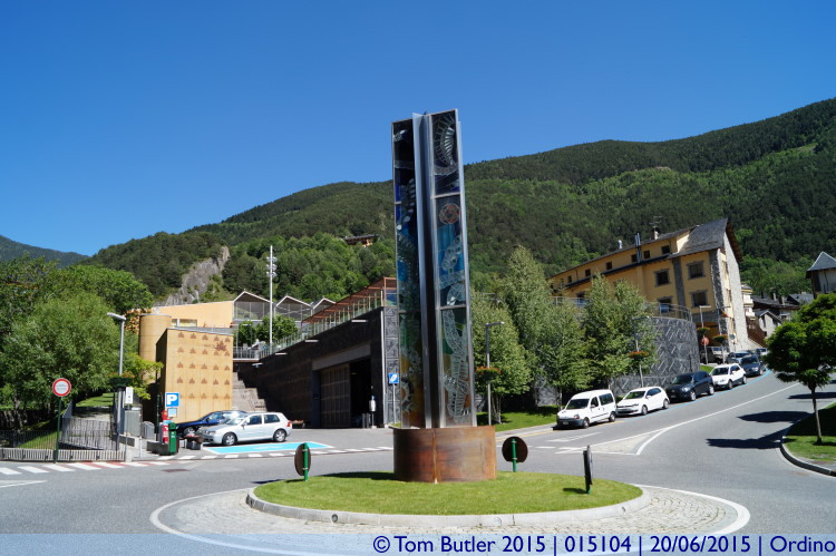 Photo ID: 015104, Roundabout sculpture, Ordino, Andorra