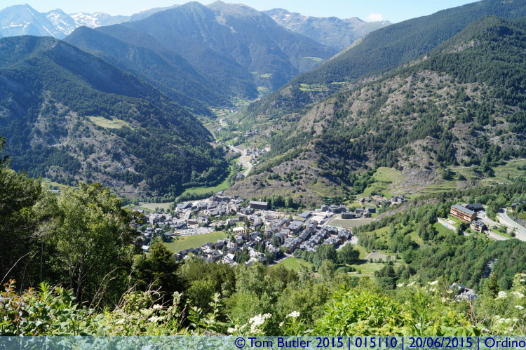 Photo ID: 015110, Looking down on the North Valley, Ordino, Andorra