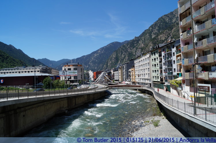 Photo ID: 015125, Gran Valira through the centre of Andorra, Andorra la Vella, Andorra