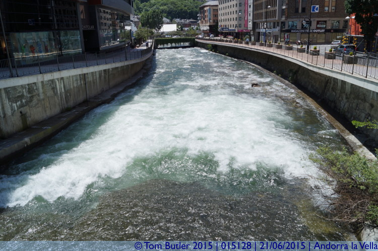 Photo ID: 015128, Raging river, Andorra la Vella, Andorra