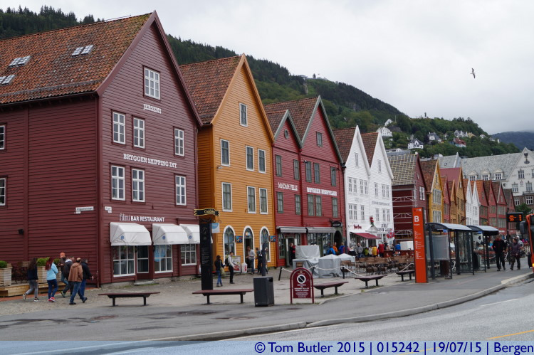 Photo ID: 015242, Bryggen shop fronts, Bergen, Norway