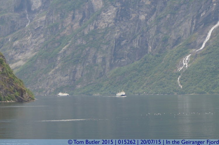 Photo ID: 015262, Rush hour in the Fjord, In the Geiranger Fjord, Norway