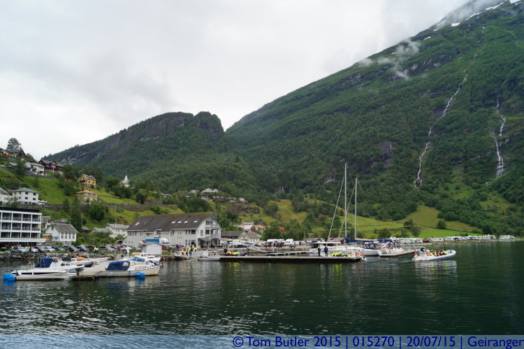 Photo ID: 015270, In the harbour, Geiranger, Norway