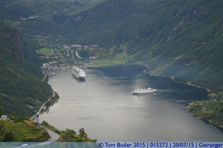 Photo ID: 015273, Cruise central, Geiranger, Norway