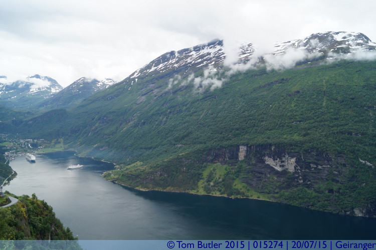 Photo ID: 015274, The end of the Geirangerfjord, Geiranger, Norway