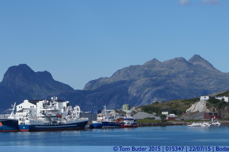 Photo ID: 015347, Harbour and Mountains, Bod, Norway