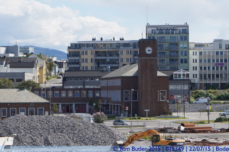 Photo ID: 015349, Passing the station clock, Bod, Norway