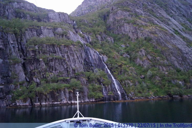 Photo ID: 015370, Three point turn, In the Trollfjord, Norway