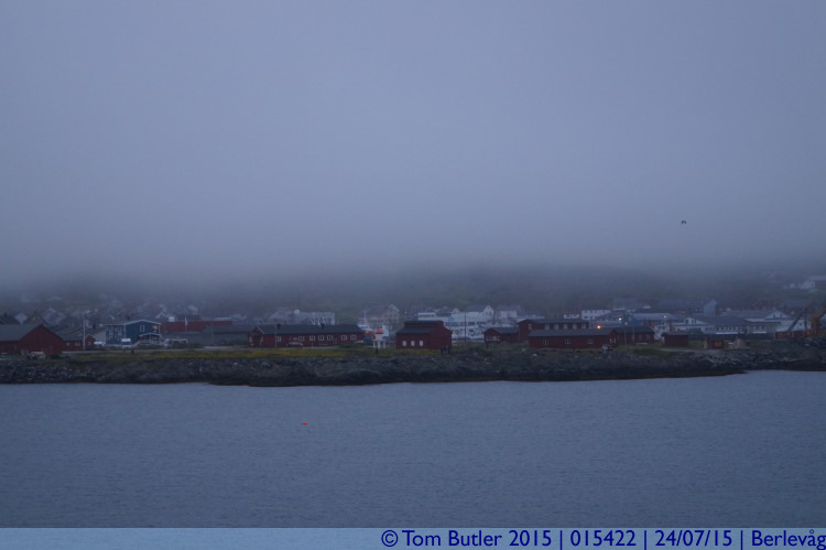 Photo ID: 015422, The town enveloped in fog, Berlevg, Norway
