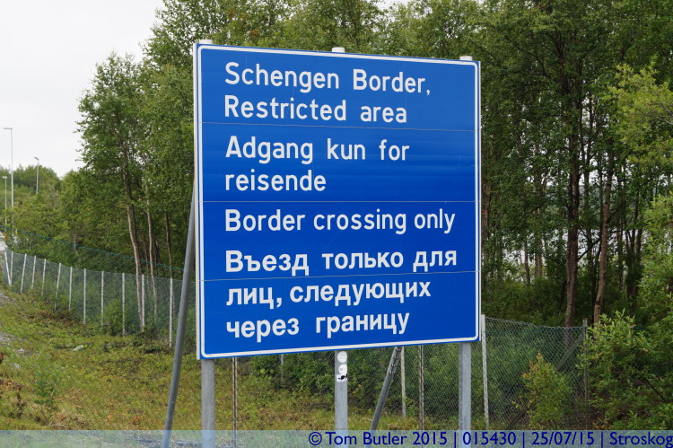 Photo ID: 015430, End of Schengen, Storskog, Norway