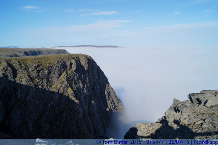 Photo ID: 015477, The fog starts to thin, Nordkapp, Norway