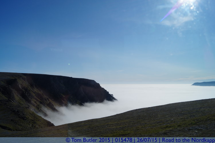 Photo ID: 015478, Mists over the tip of Europe, Road to the Nordkapp, Norway
