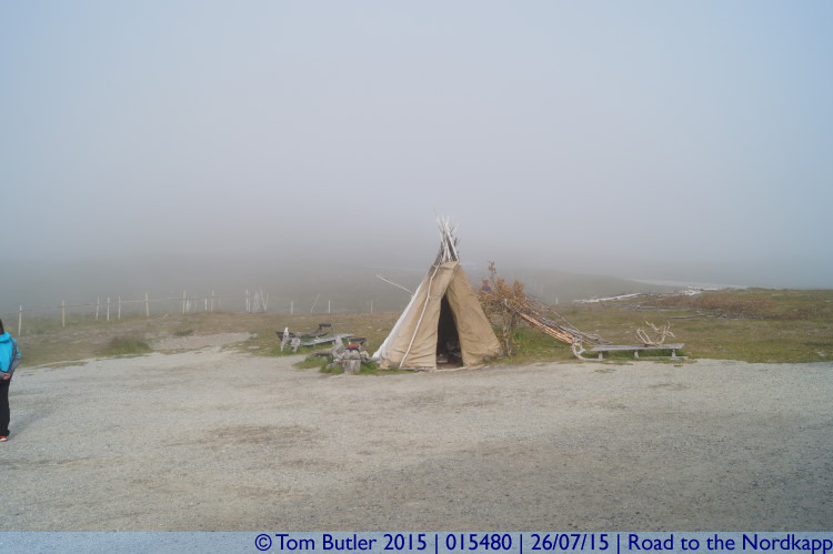 Photo ID: 015480, Sami tent, Road to the Nordkapp, Norway