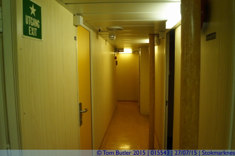 Photo ID: 015543, 1980s refurbished corridor, Stokmarknes, Norway