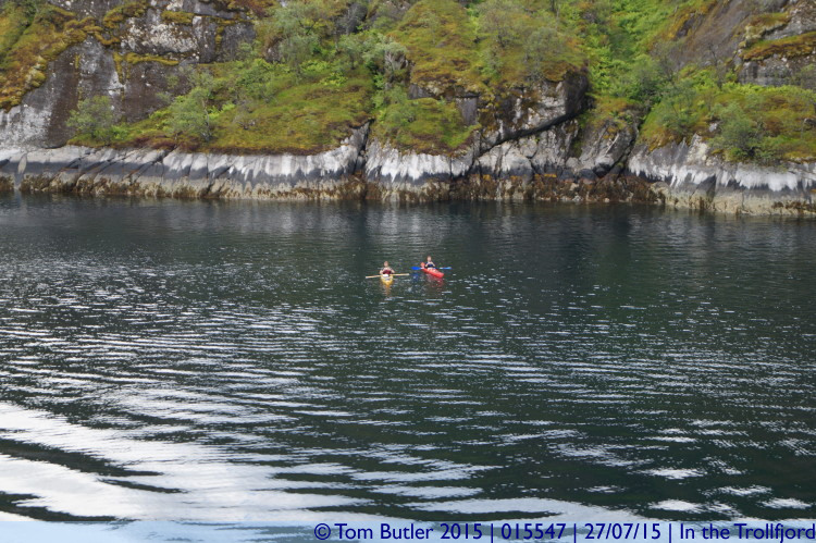 Photo ID: 015547, Kayaking in the Trollfjord, In the Trollfjord, Norway