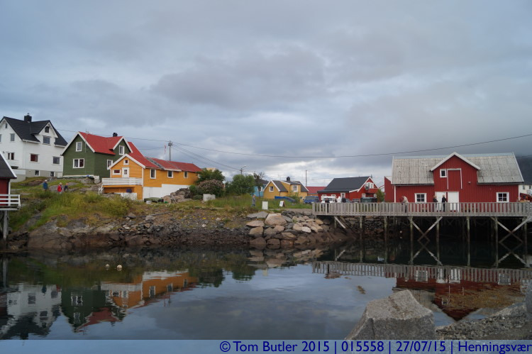 Photo ID: 015558, Harbour side buildings, Henningsvr, Norway