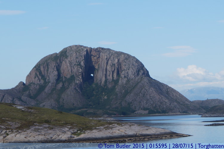 Photo ID: 015595, The hole clearly visible, Torghatten, Norway