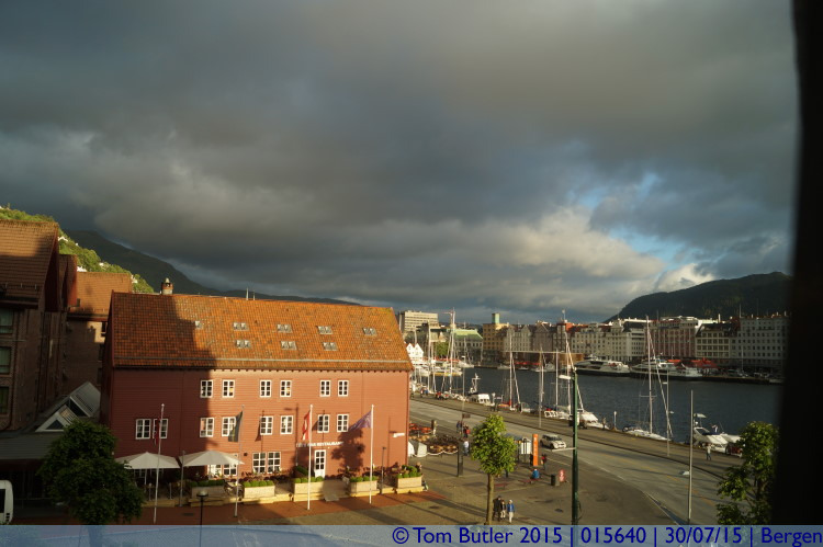 Photo ID: 015640, Storm clouds gather, Bergen, Norway