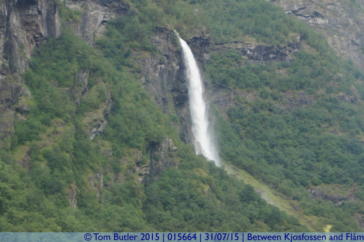 Photo ID: 015664, Waterfall, Between Kjosfossen and Flm, Norway
