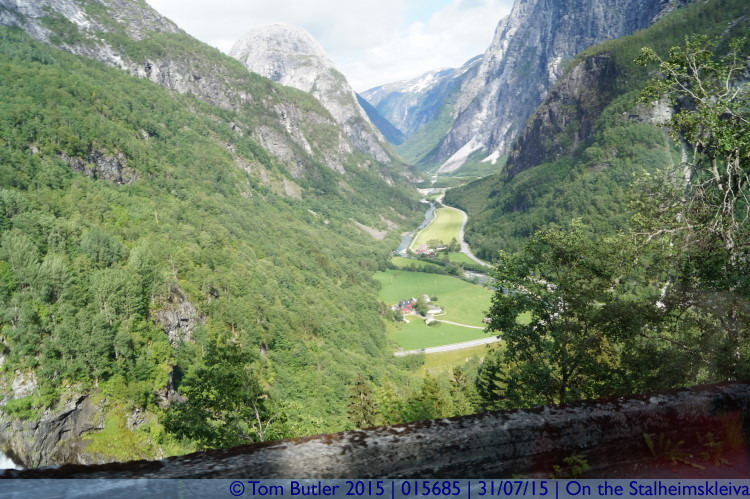 Photo ID: 015685, The valley beneath us, On the Stalheimskleiva, Norway
