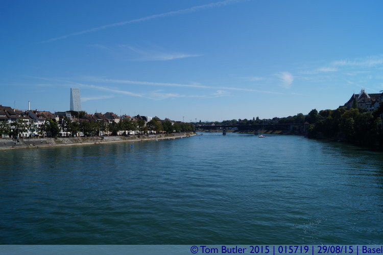 Photo ID: 015719, View from the bridge, Basel, Switzerland
