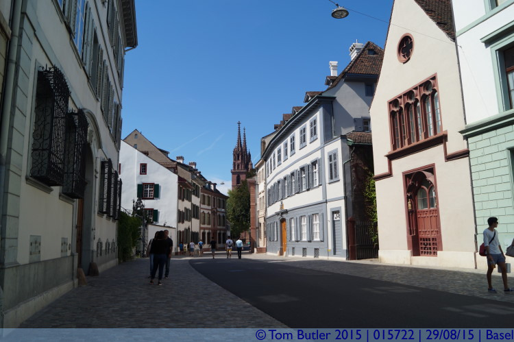 Photo ID: 015722, Approaching the Mnster, Basel, Switzerland