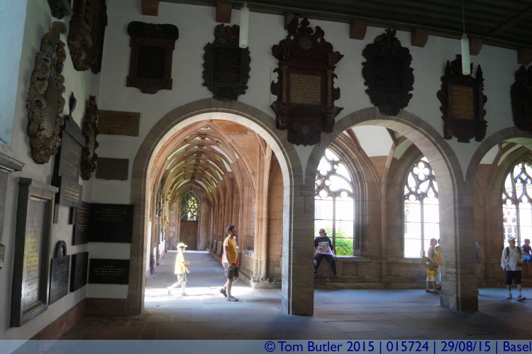 Photo ID: 015724, In the cloister, Basel, Switzerland