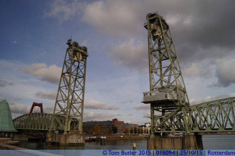 Photo ID: 016094, The former lifting railway bridge, Rotterdam, Netherlands