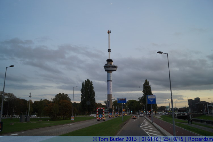 Photo ID: 016116, Approaching the EuroMast, Rotterdam, Netherlands