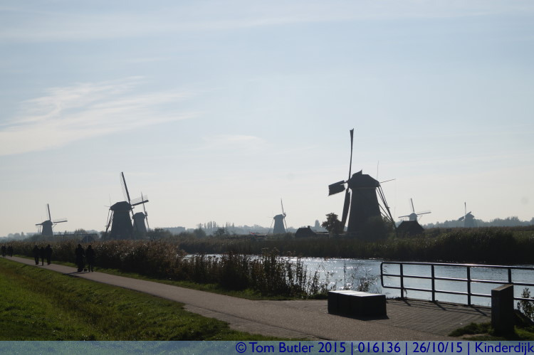 Photo ID: 016136, Windmills as far as the eye can see, Kinderdijk, Netherlands