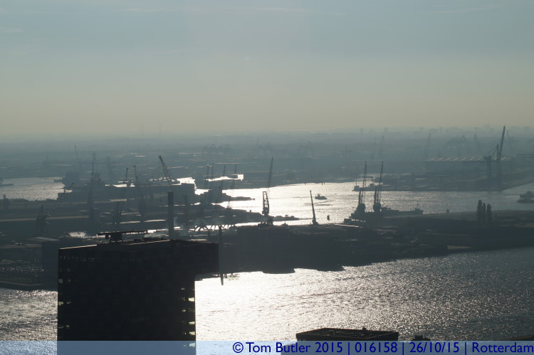 Photo ID: 016158, Looking over the harbour, Rotterdam, Netherlands