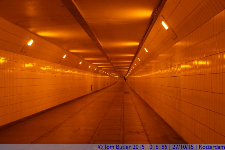 Photo ID: 016185, In the Maastunnel, Rotterdam, Netherlands