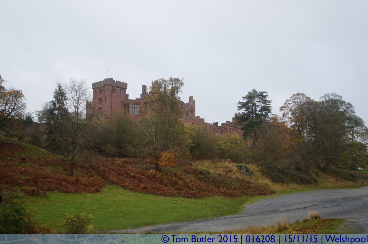 Photo ID: 016208, Approaching the castle, Welshpool, Wales