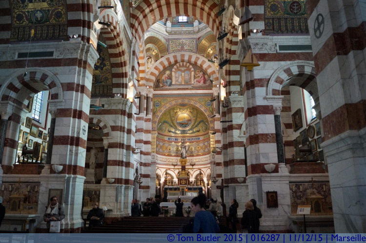 Photo ID: 016287, Inside the Basilica, Marseille, France