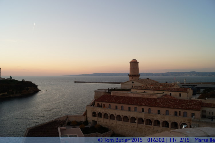 Photo ID: 016302, Harbour mouth at sunset, Marseille, France