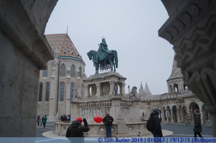 Photo ID: 016363, St Istvan from the bastion, Budapest, Hungary