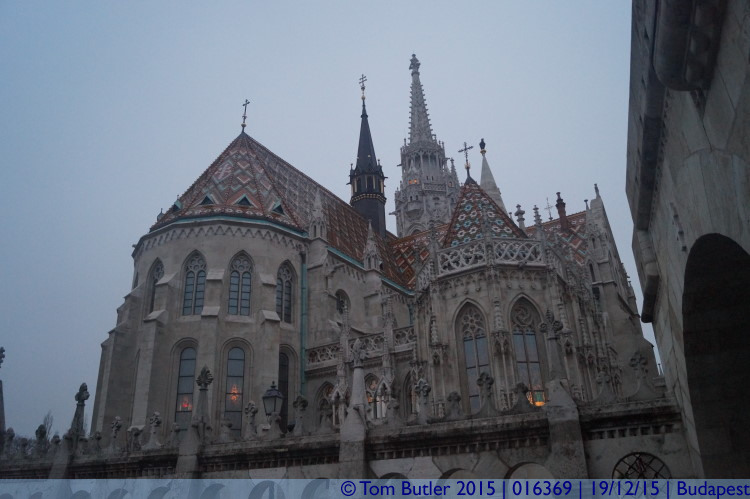 Photo ID: 016369, Rear of the Castle Church, Budapest, Hungary