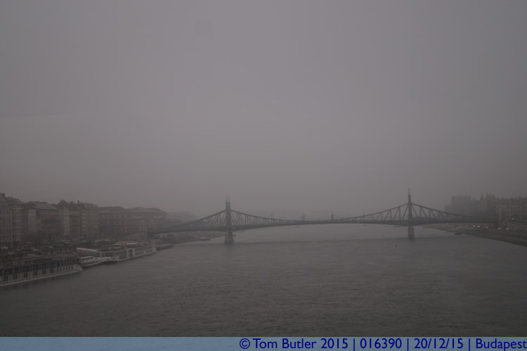 Photo ID: 016390, Fog on the Danube, Budapest, Hungary