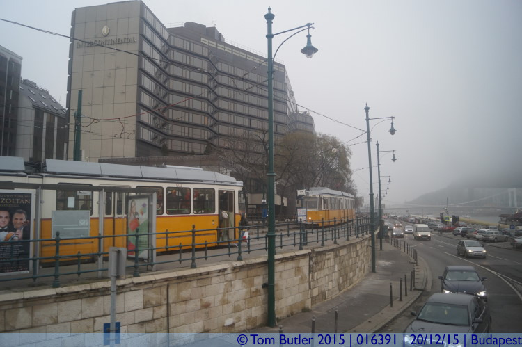 Photo ID: 016391, Passing trams, Budapest, Hungary