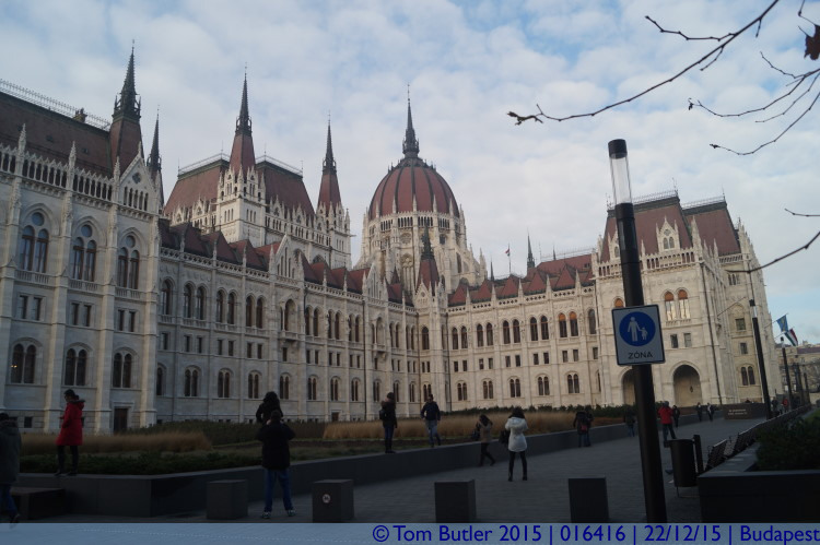 Photo ID: 016416, Side of the Parliament, Budapest, Hungary