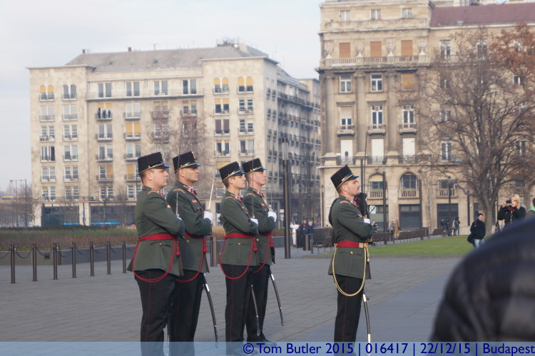 Photo ID: 016417, Parliament Guards, Budapest, Hungary