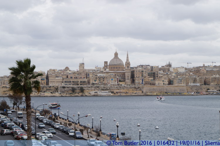 Photo ID: 016432, Valletta across the harbour, Sliema, Malta