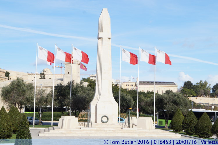 Photo ID: 016453, War Memorial, Valletta, Malta