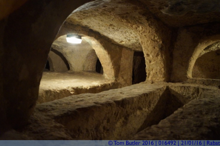 Photo ID: 016492, Inside St Paul Catacombs, Rabat, Malta