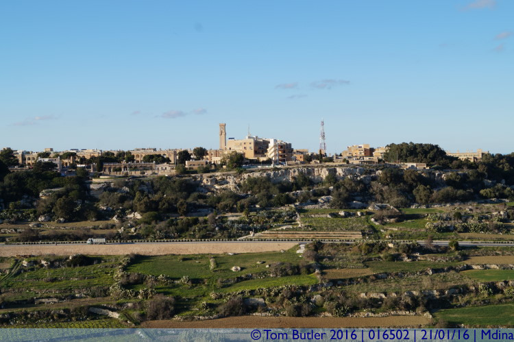 Photo ID: 016502, Looking across to Mtarfa, Mdina, Malta