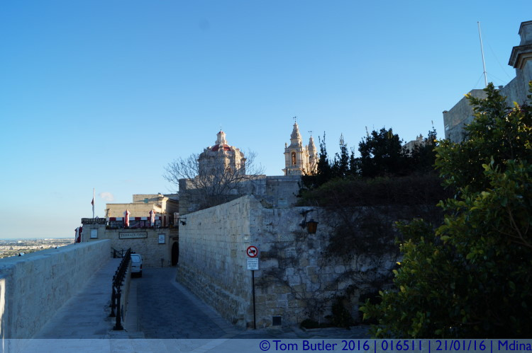 Photo ID: 016511, Cathedral dome and towers, Mdina, Malta