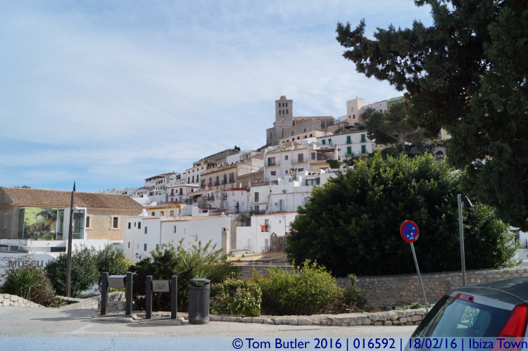 Photo ID: 016592, The buildings of the Dalt Vila, Ibiza Town, Spain